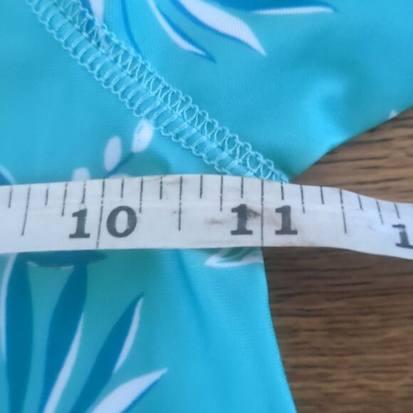 First Impressions Rash Guard 1 Piece Macy's 12 M Hawaiian Floral Swim Suit.Nwot - Picture 8 of 9